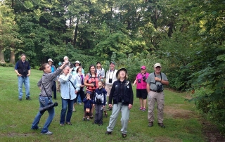 Birders at Daubenspeck Community Nature Park